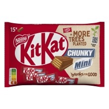 KitKat® Chunky Mini com wafers cobertas de chocolate de leite