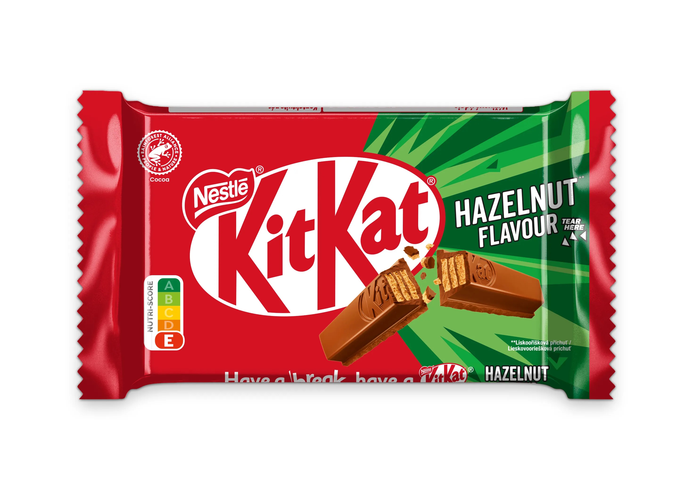 KitKat® de chocolate de leite com avelã e wafer